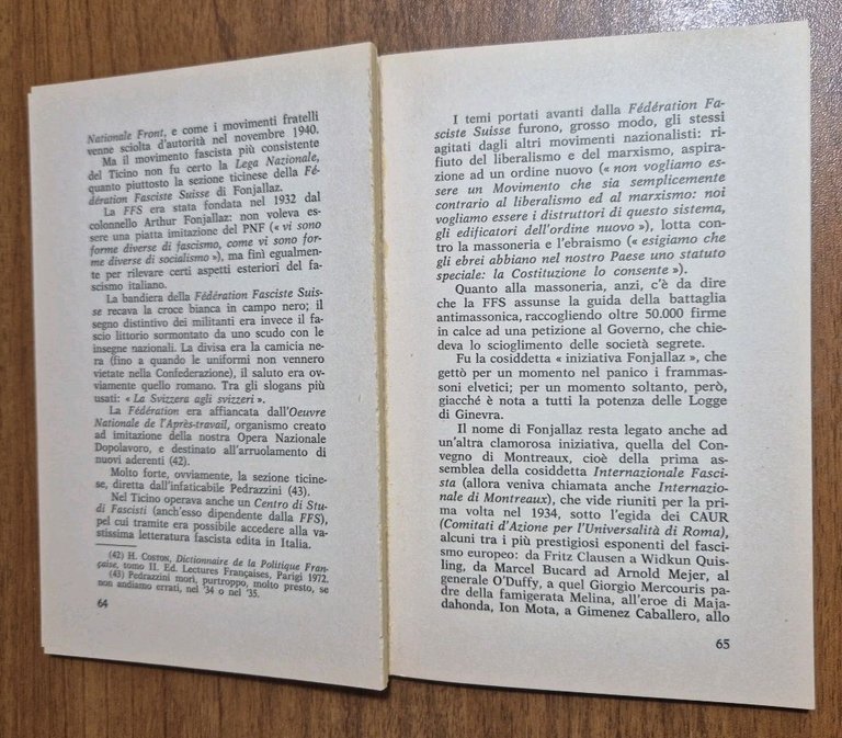I FASCISMI DELLA MITTELEUROPA di Michele Rallo edizioni europa Libro