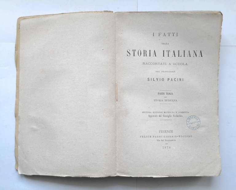I FATTI DELLA STORIA ITALIANA raccontati a scuola di Pacini …