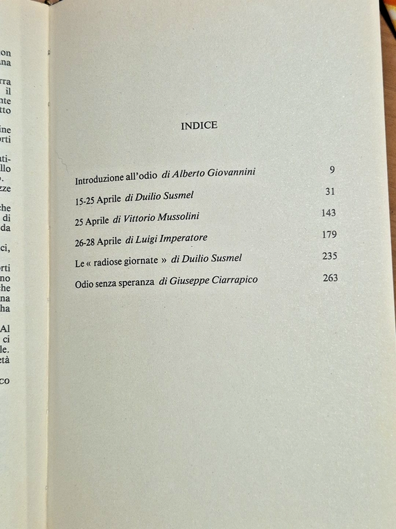 I GIORNI DELL'ODIO Italia 1945 di Giovannini Susmel Mussolini Ciarrapico … | Immagine Gallery 6