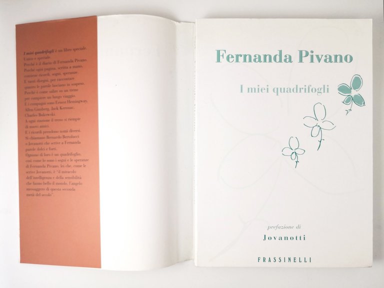 I MIEI QUADRIFOGLI di Fernanda Pivano 2000 Frassinelli prefazione Jovanotti …