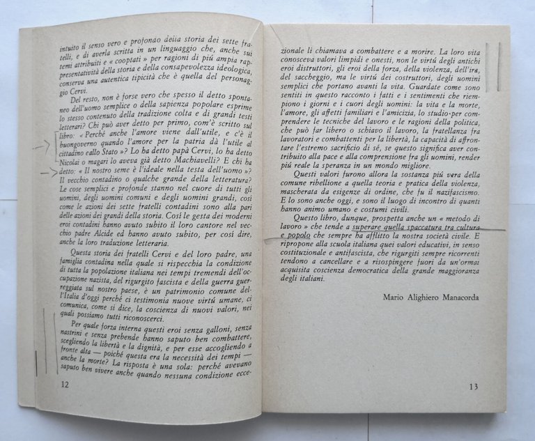 I MIEI SETTE FIGLI di Alcide Cervi e Renato Nicolai …