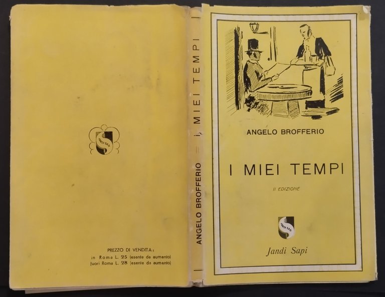 I MIEI TEMPI di Angelo Brofferio 1944 Jandi Sapi Libro …