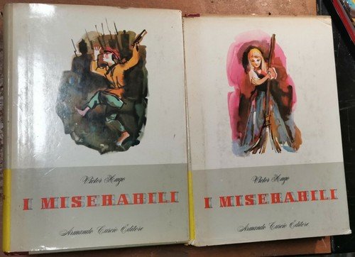 I MISERABILI 2 VOLUMI di Victor Hugo 1960 Armando Curcio …