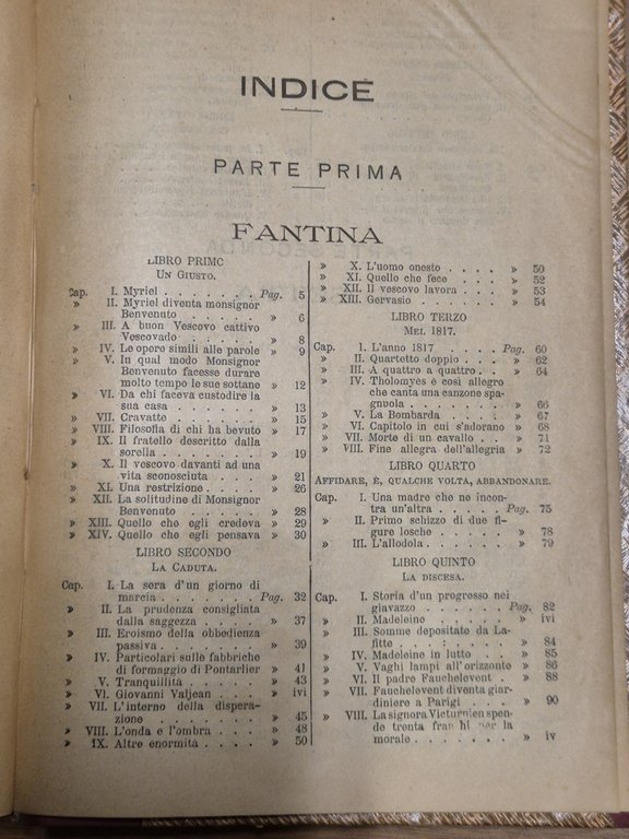 I MISERABILI di Victor Hugo 1896 Tommasi Libro Antico illustrato …