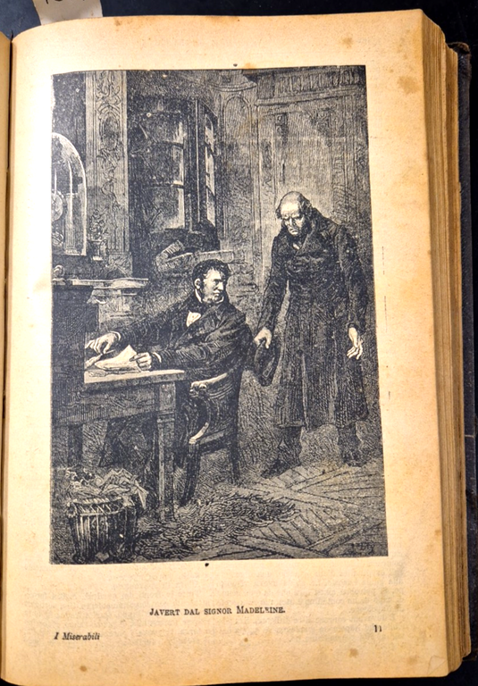 I MISERABILI di Victor Hugo 1896 Tommasi Libro Antico illustrato …