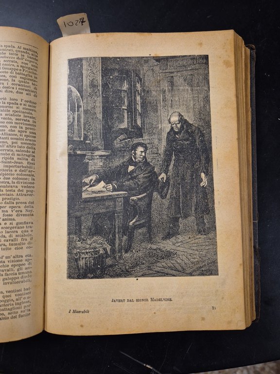 I MISERABILI di Victor Hugo 1896 Tommasi Libro Antico illustrato …