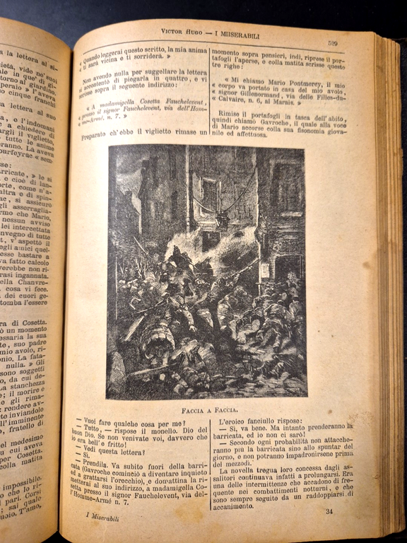 I MISERABILI di Victor Hugo 1896 Tommasi Libro Antico illustrato …