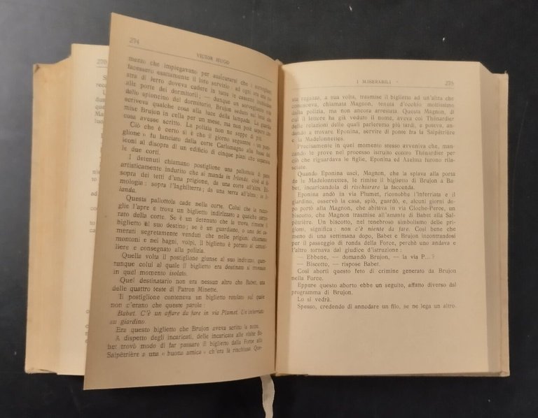 I MISERABILI di Victor Hugo 4 volumi completa editrice Bietti …