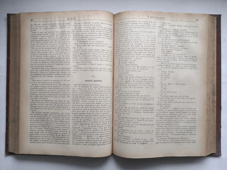 I MISERABILI di Victor Hugo libro illustrato Sonzogno 42 tavole …