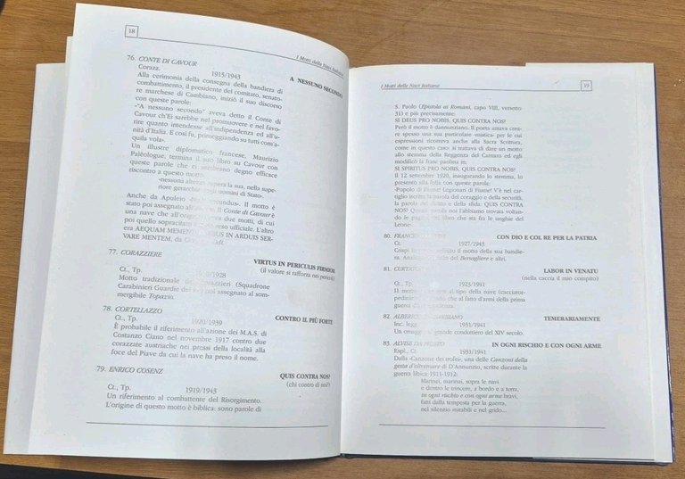 I MOTTI DELLE NAVI ITALIANE 1998 Ufficio storico della Marina …