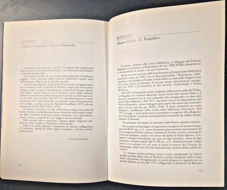 I MUSEI DI PUGLIA a cura Paolo Malagrinò 1980 Schena …