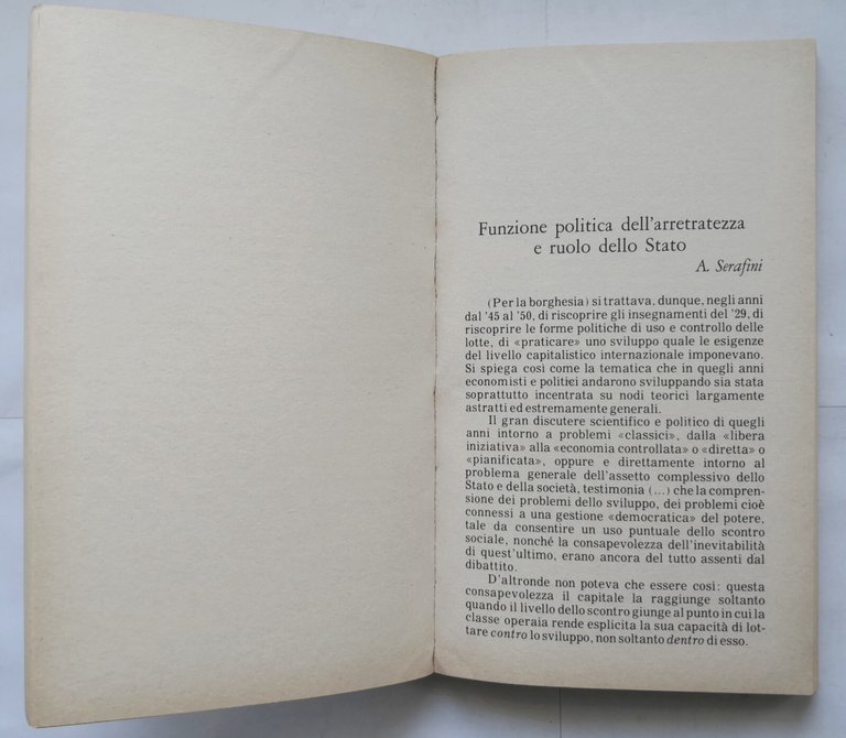 I NUOVI TERMINI DELLA QUESTIONE MERIDIONALE 1974 Savelli libro Salvati …