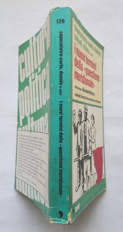 I NUOVI TERMINI DELLA QUESTIONE MERIDIONALE 1974 Savelli libro Salvati …