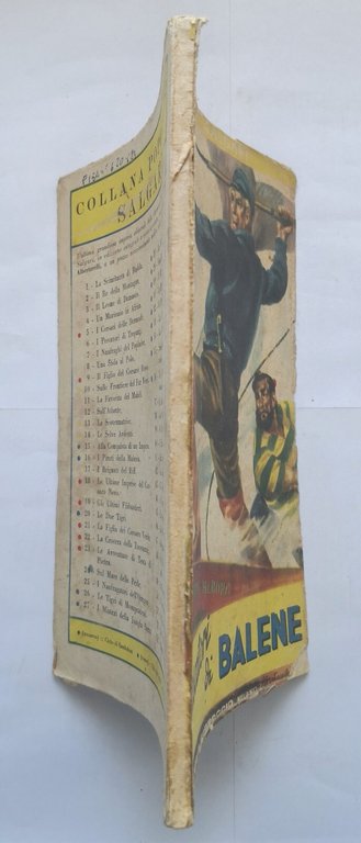 I PESCATORI DI BALENE di Emilio Salgari 1947 Carroccio Libro …