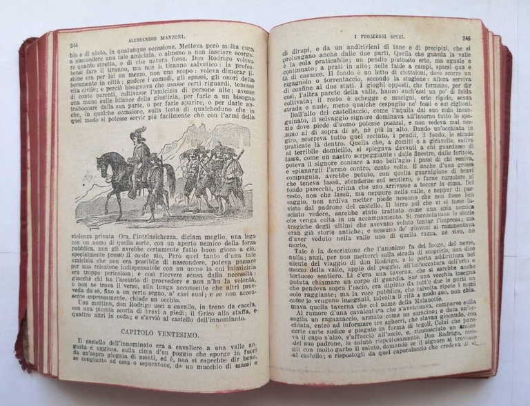 I PROMESSI SPOSI di Alessandro Manzoni 1916 Bietti Libro copertina …