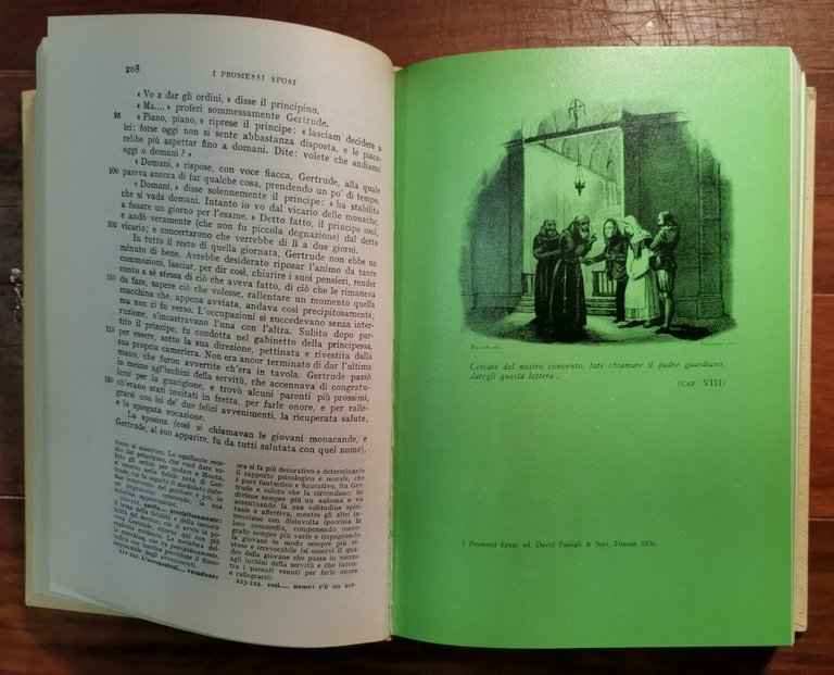 I PROMESSI SPOSI di Alessandro Manzoni 1971 Palumbo ILLUSTRATO Romanzo Libro