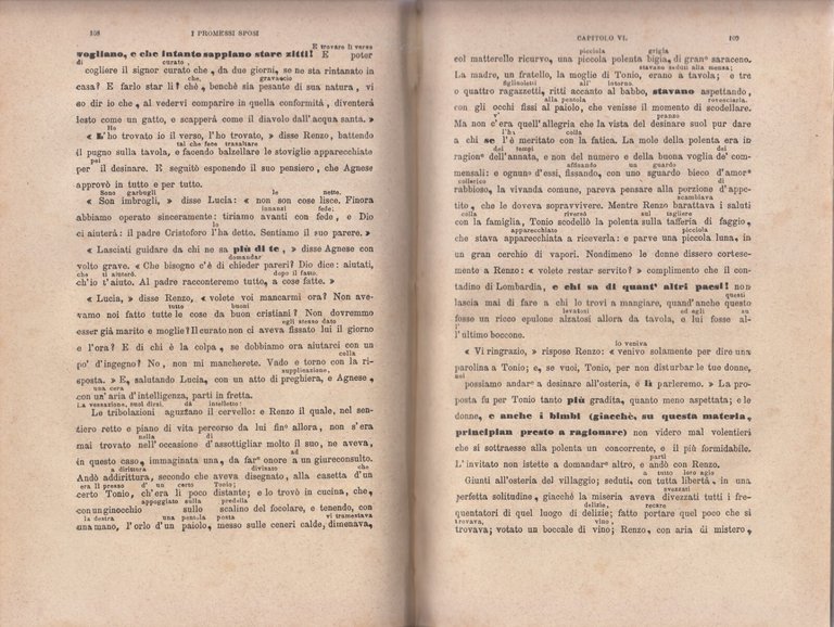 I PROMESSI SPOSI nelle 2 edizioni di Alessandro Manzoni 1888 …