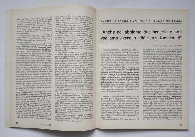 I QUADERNI Numero 2 febbraio 1969 Nuove Edizioni Oriente Rivista …