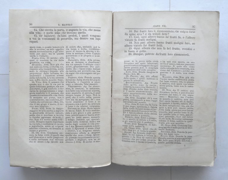 I SANTI EVANGELI col commento di Tommaso D'Aquino 1873 Guasti …