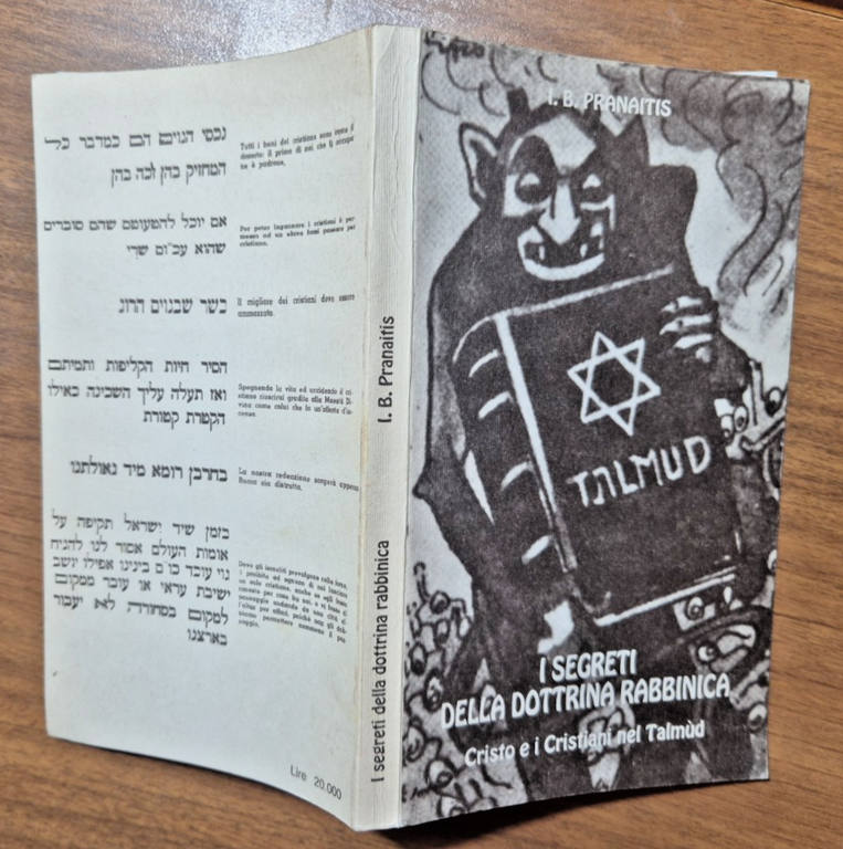 I SEGRETI DELLA DOTTRINA RABBINICA di I. B. Pranaitis reprint … | Immagine Gallery 2