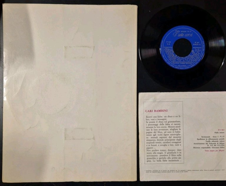 I SETTE CORVI di Ludwig Bechstein FIABE SONORE 17 Fabbri …