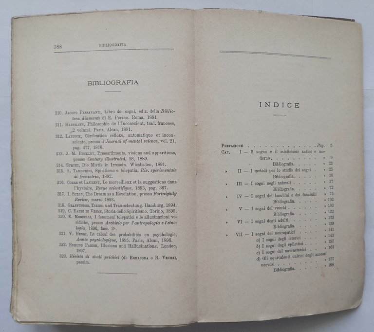I SOGNI di Sante De Sanctis 1899 Bocca studi psicologici …