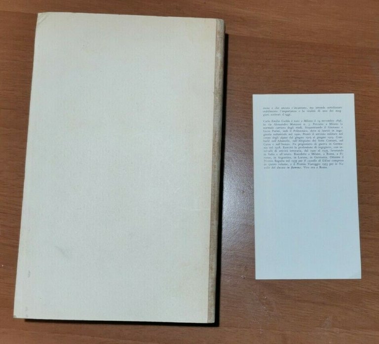 I SOGNI E LA FOLGORE di Carlo Emilio Gadda 1955 …