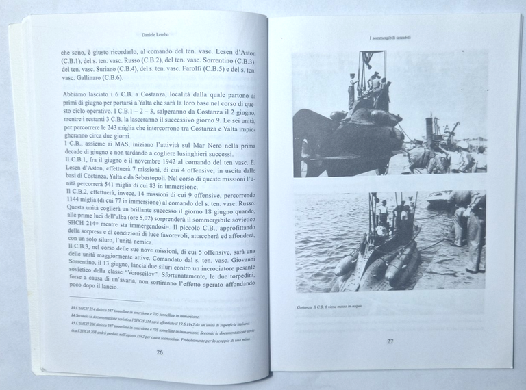 I SOMMERGIBILI TASCABILI ITALIANI di Daniele Lembo 2006 maro Libro … | Immagine Gallery 3