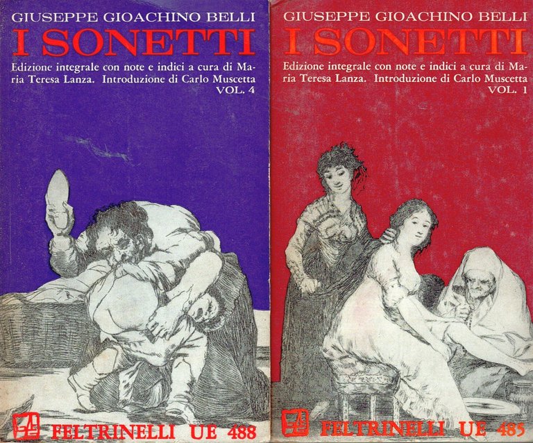 I SONETTI di Giuseppe Gioachino Belli completa 4 VOLUMI 1964 … | Immagine Gallery 3