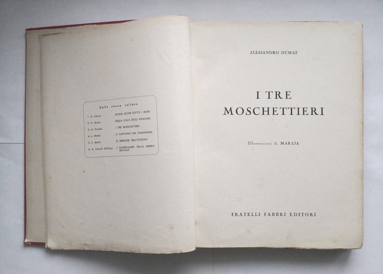 I TRE MOSCHETTIERI di Alessandro Dumas libro illustrato da Maraja …