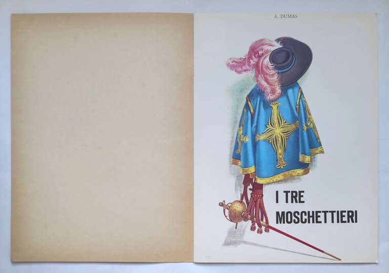 I TRE MOSCHETTIERI di Alexandre Dumas 1982 RUMA libro illustrato …