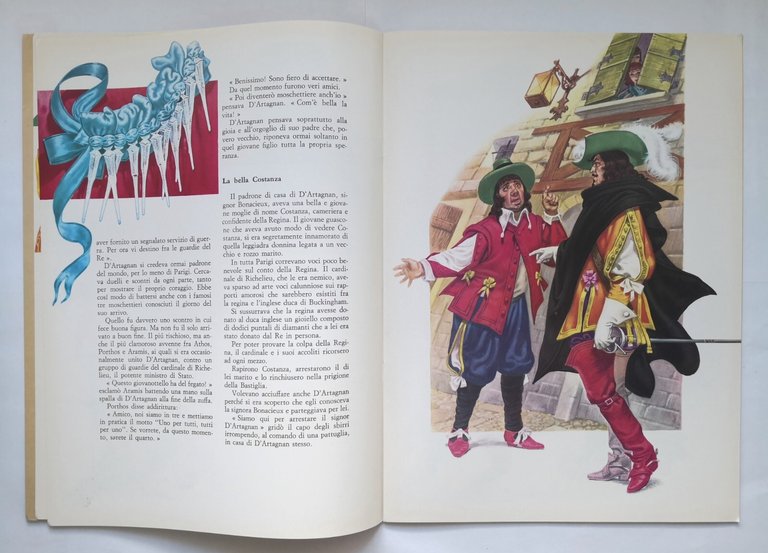 I TRE MOSCHETTIERI di Alexandre Dumas 1982 RUMA libro illustrato …