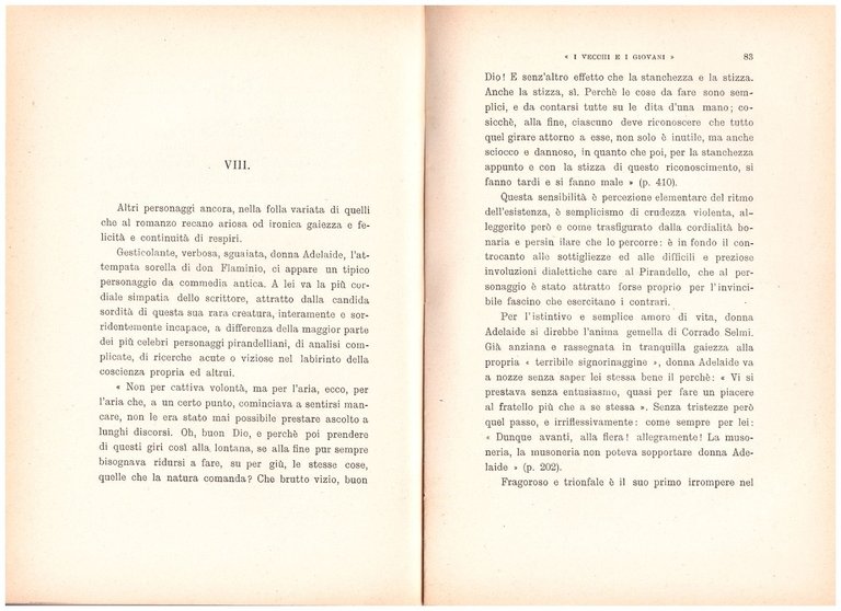 I VECCHI E I GIOVANI NELLA NARRATIVA DI LUIGI PIRANDELLO …