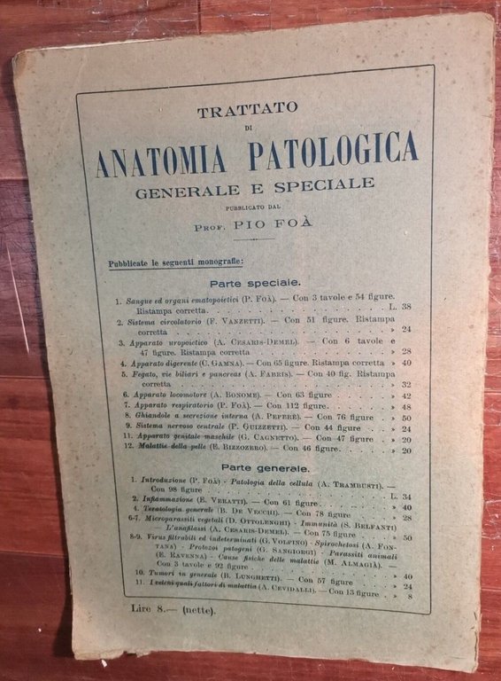 I VELENI QUALI FATTORI DI MALATTIA Cevidalli 1923 Utet libro …