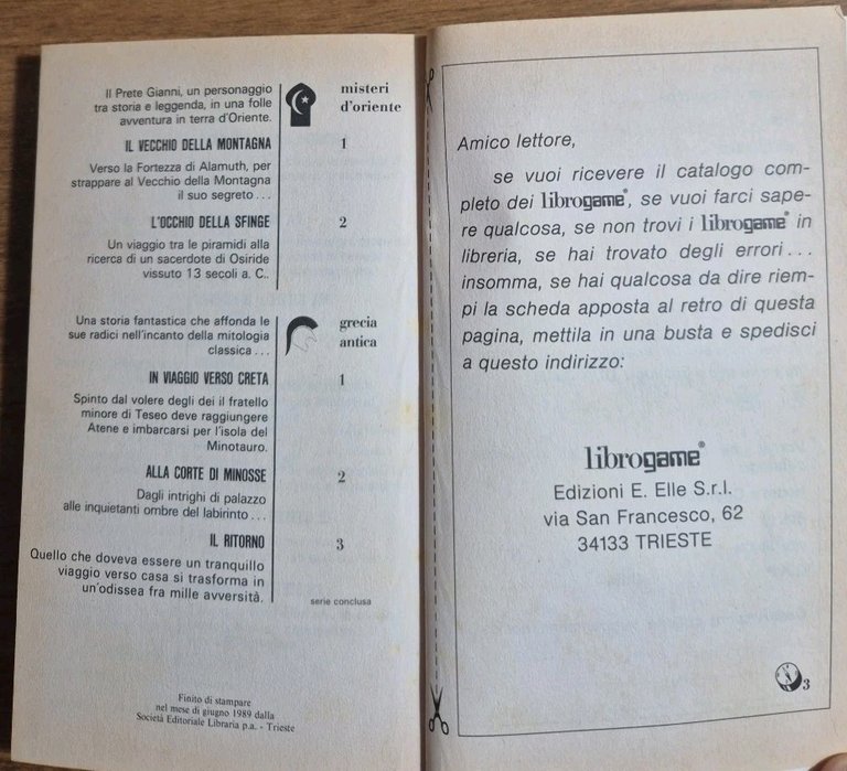 I VIAGGIATORI DELLO SPAZIO di Steve Jackson 1989 Edizioni E …