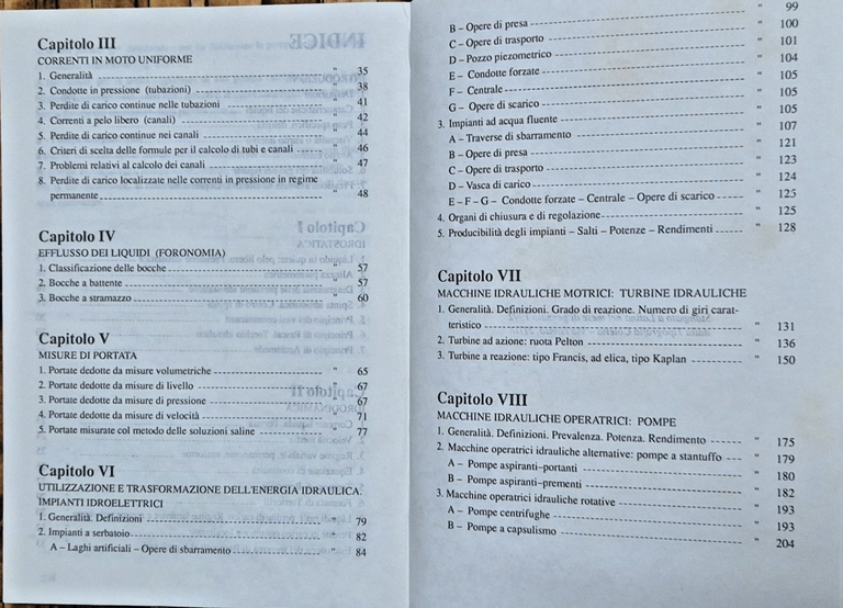 IDRAULICA E MACCHINE IDRAULICHE di Roberto Giorni 1992 Tecnogamma Libro | Immagine Gallery 5