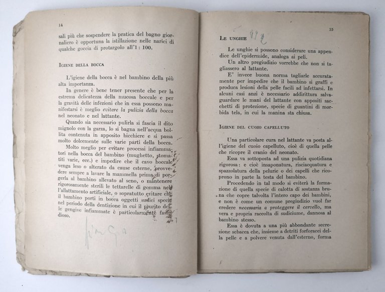 IGIENE DEL BAMBINO E DELLA RAZZA di Sympa Pazzini 1942 …