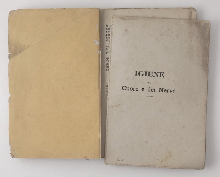 IGIENE DEL CUORE E DEI NERVI di Paolo Mantegazza 1912 …