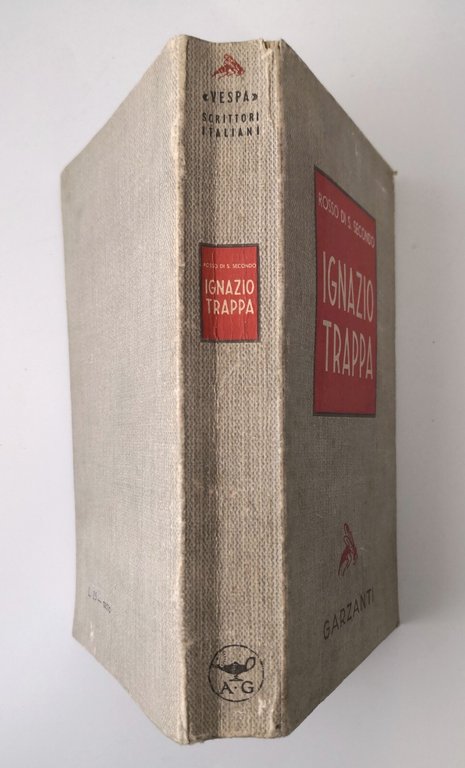 IGNAZIO TRAPPA maestro cuoio Rosso Di San Secondo 1943 Garzanti …
