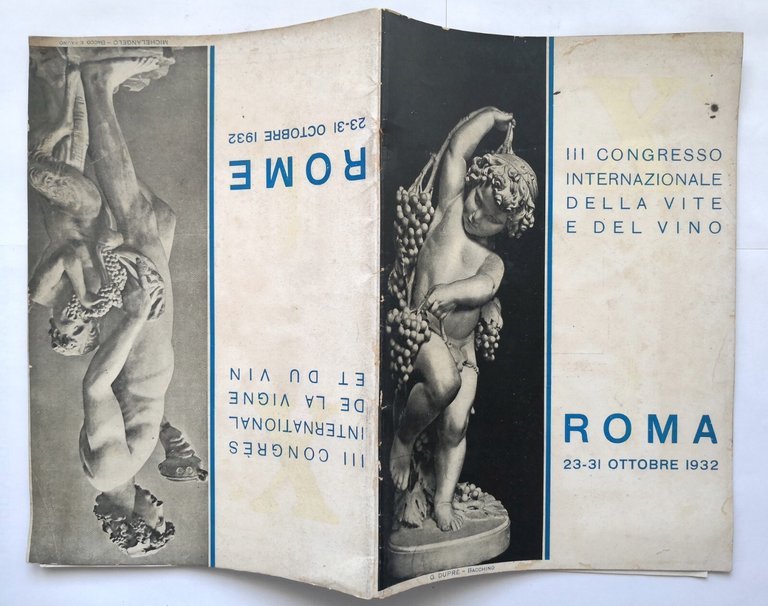 III CONGRESSO INTERNAZIONALE DELLA VITE E DEL VINO Roma ottobre …