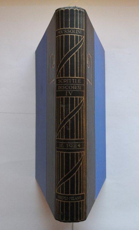 IL 1924 di Benito Mussolini 1934 Ulrico Hoepli libro anno …