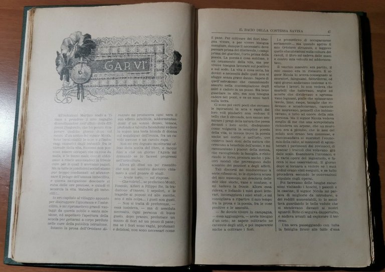 IL BACIO DELLA CONTESSA SAVINA di Antonio Caccianiga.1911 Treves libro …