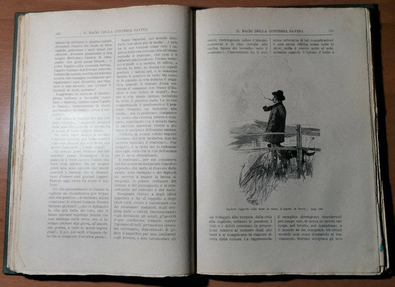 IL BACIO DELLA CONTESSA SAVINA di Antonio Caccianiga.1911 Treves libro …