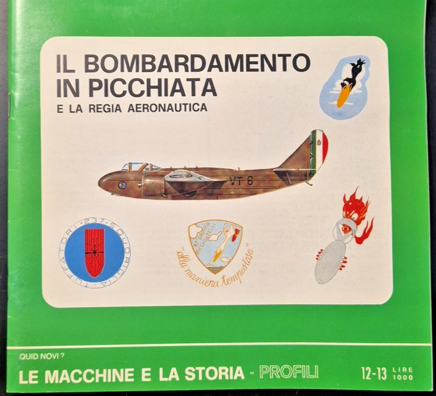 IL BOMBARDAMENTO IN PICCHIATA E LA REGIA AERONAUTICA libro Aeroplano … | Immagine principale