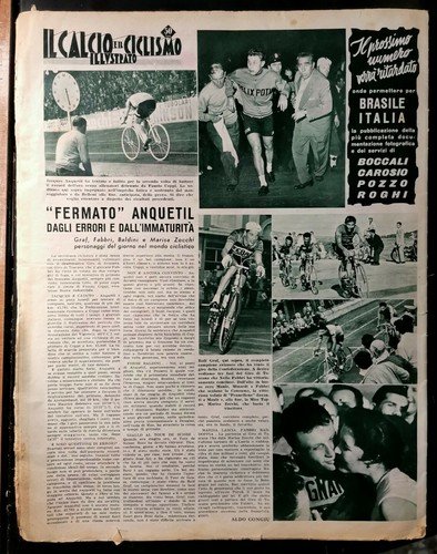 IL CALCIO E IL CICLISMO ILLUSTRATO 28 giugno 1956 giornale …