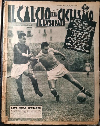IL CALCIO E IL CICLISMO ILLUSTRATO 8 marzo 1956 rivista …