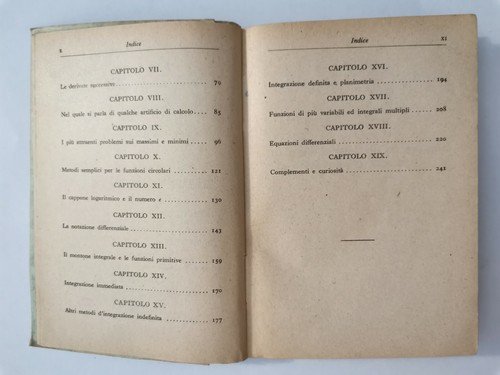 IL CALCOLO DIFFERENZIALE ED INTEGRALE reso facile di Bessiere Hoepli …