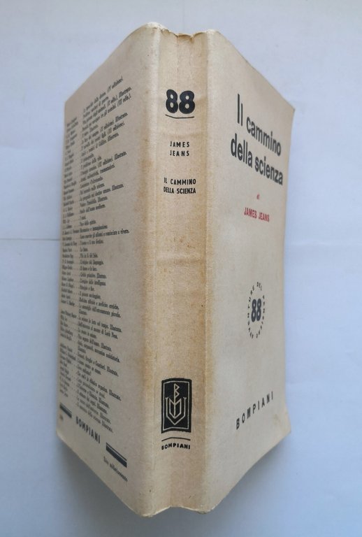 IL CAMMINO DELLA SCIENZA di James Jeans 1953 Bompiani libro