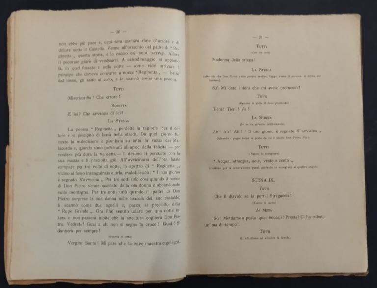 IL CAMPANACCIO tre atti di Francesco De Felice 1920 Giannotta …