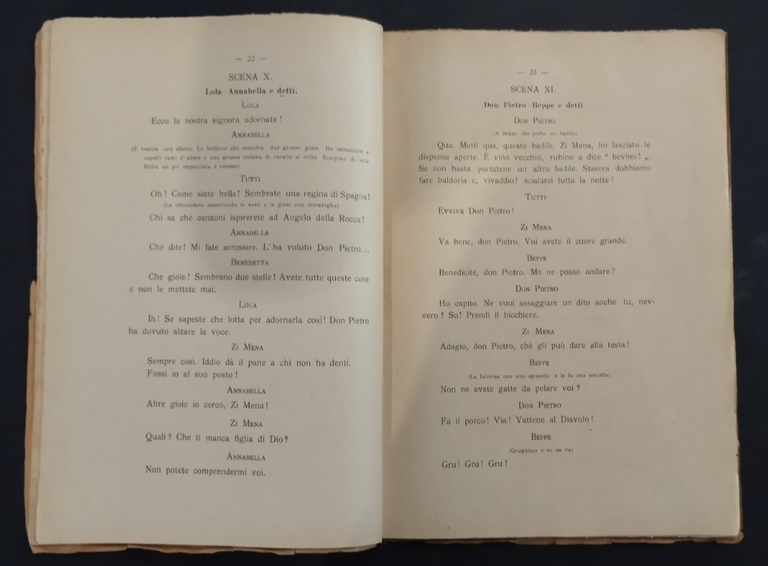 IL CAMPANACCIO tre atti di Francesco De Felice 1920 Giannotta …